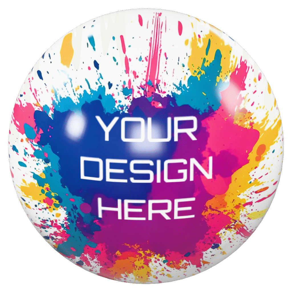 custom regulation bowling ball surface printing personalized design USBC approved bowling ball
