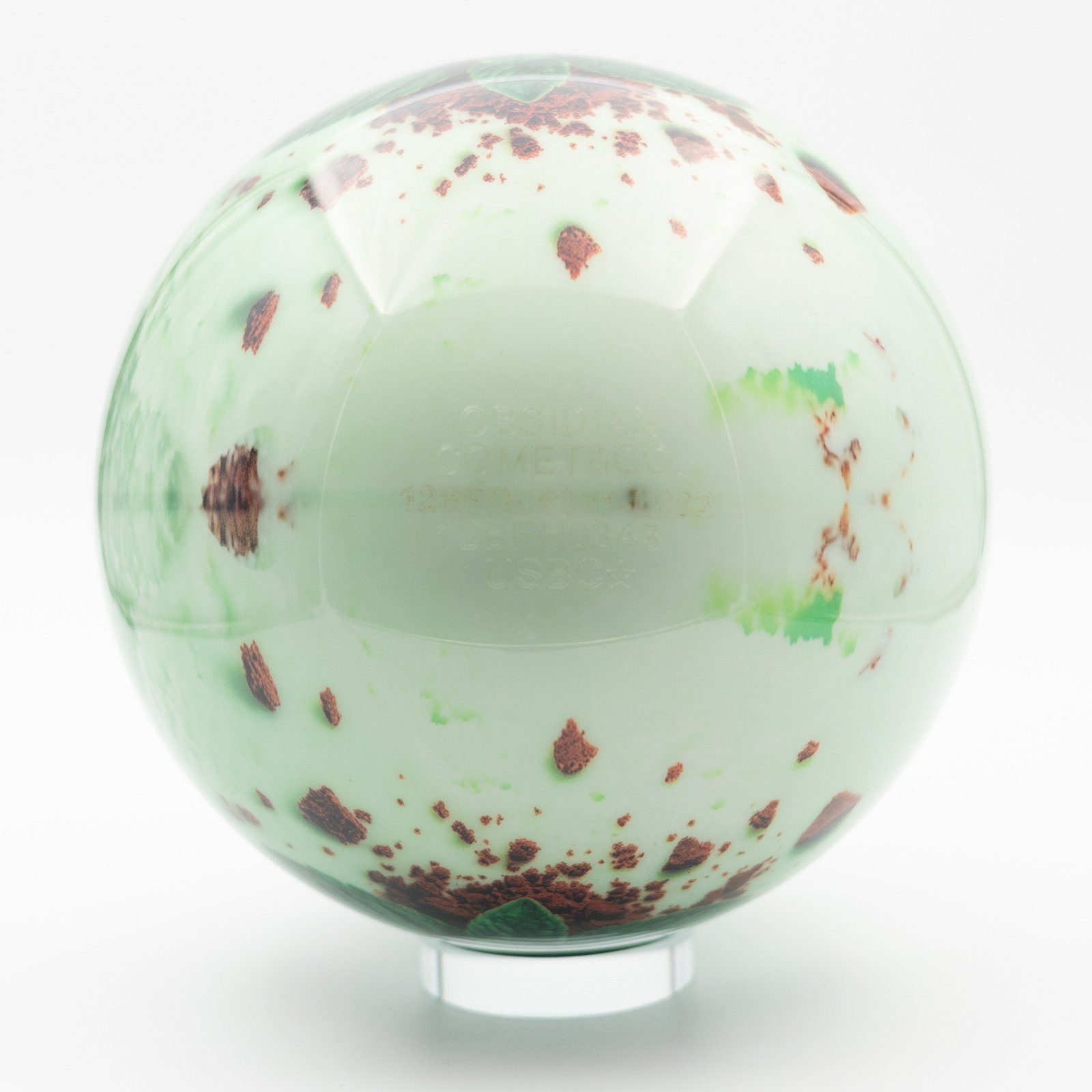 Mint Ice Cream Bowling Ball – Clear Coat, USBC Approved - Image 2