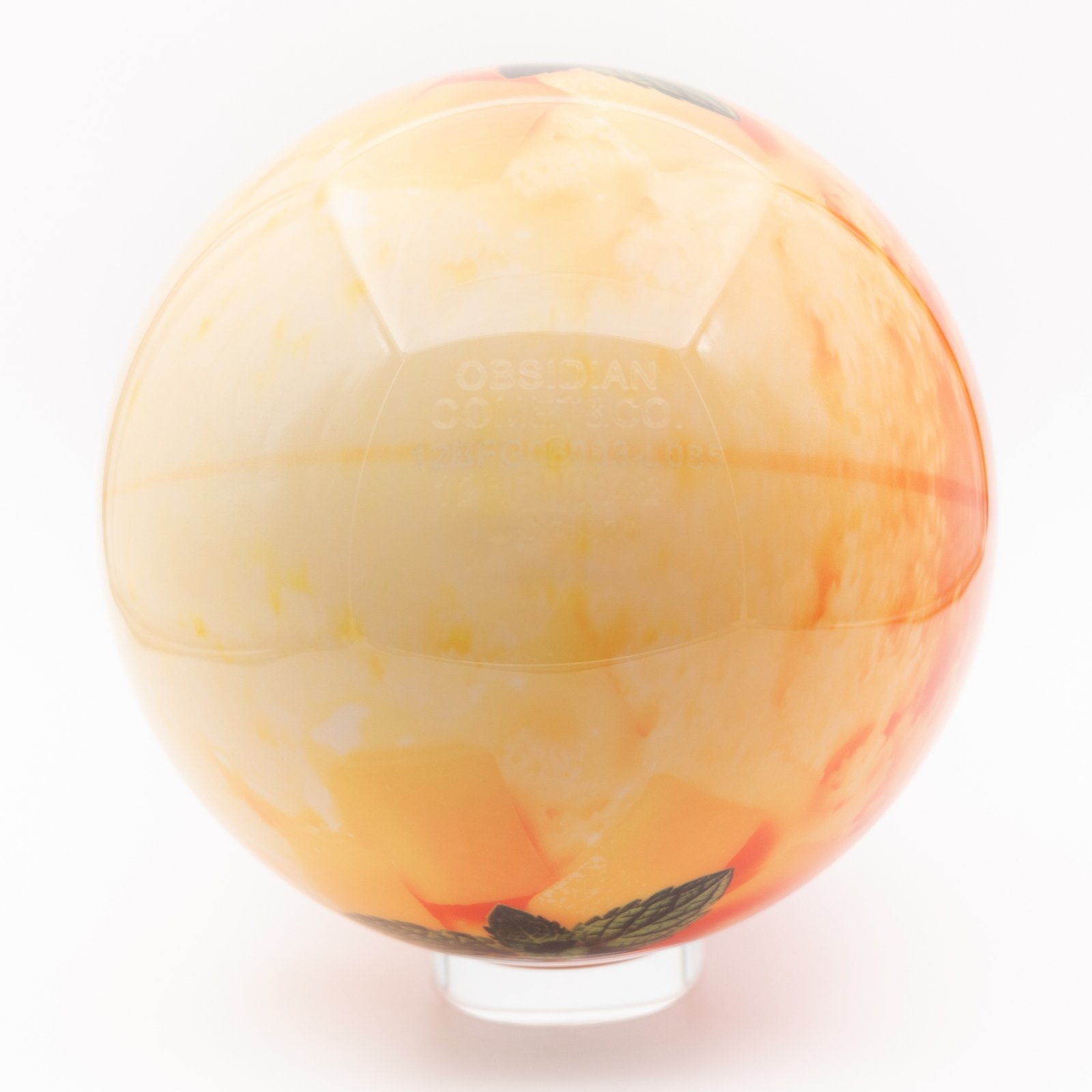 Mango Ice Cream Bowling Ball – Clear Coat, USBC Approved - Image 2