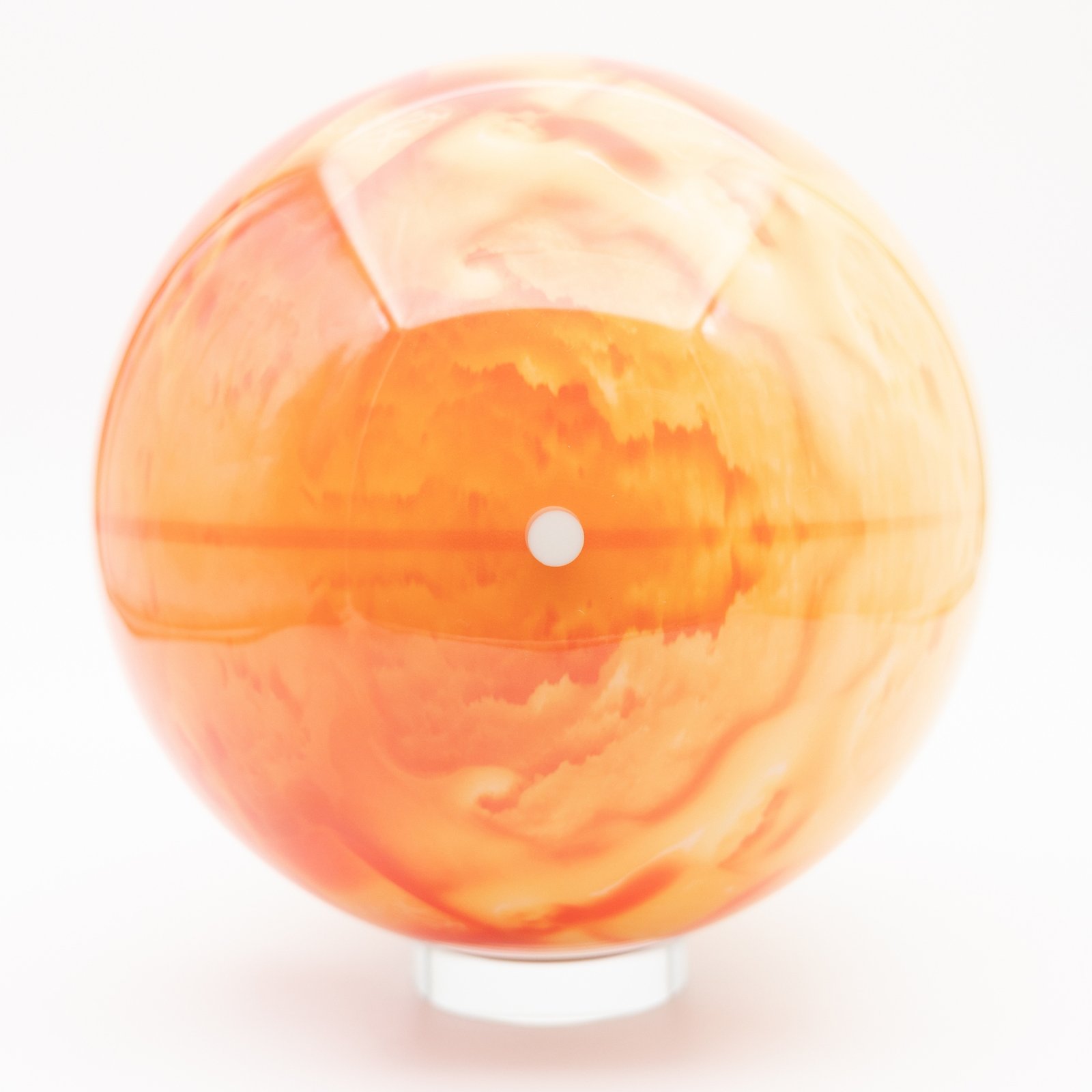 Mango Ice Cream Bowling Ball – Clear Coat, USBC Approved - Image 3