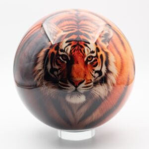 Tiger Bowling Ball – Clear Coat, USBC Approved
