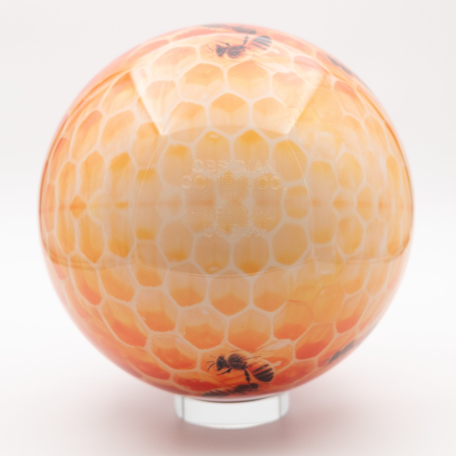 Honey Bee Bowling Ball – Clear Coat, USBC Approved - Image 2